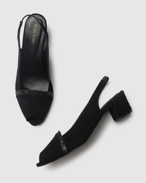 Slingback Block Heel Sandals