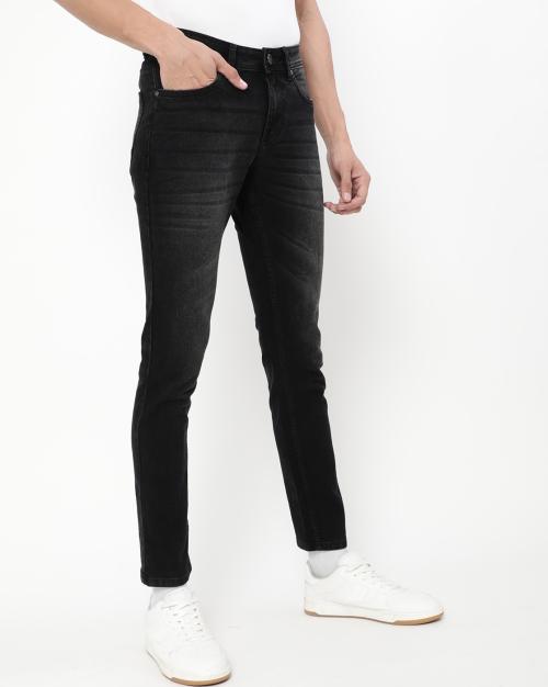 Lightly Washed Slim Fit Jeans