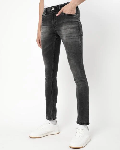 Buy Mid-Wash Slim Fit Jeans Online at Best Prices in India - JioMart.