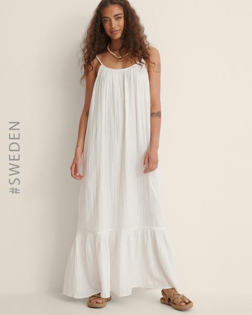 Strappy A-line Maxi Dress