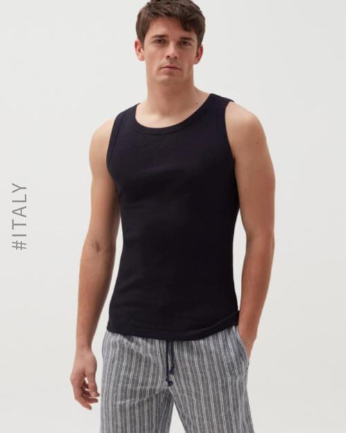 Sleeveless Crew-Neck Vest