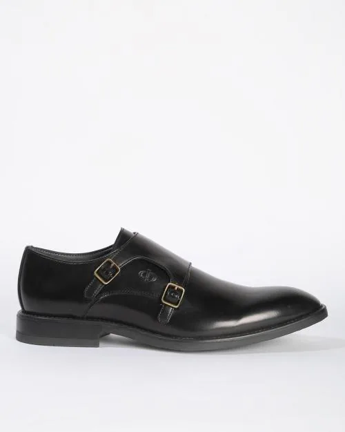 Dual-Strap Monk Formal Shoes