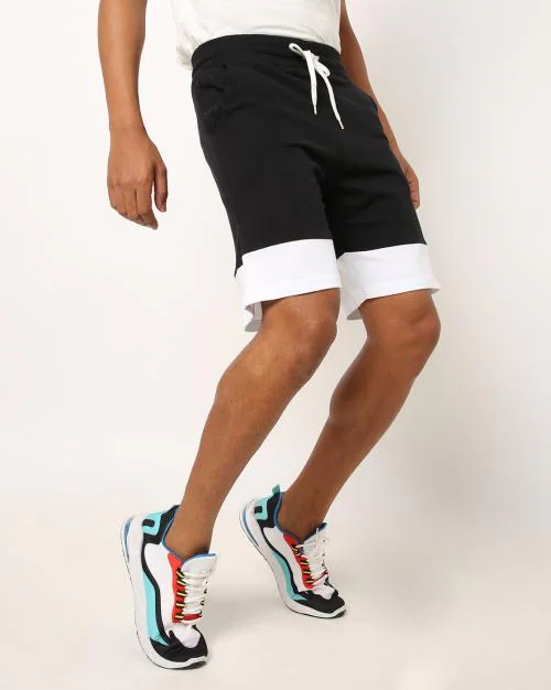 Colourblock City Shorts with Insert Pockets