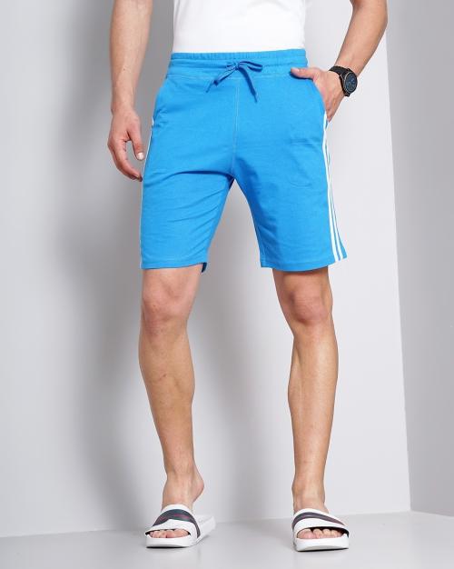 Buy HighRise Shorts with Contrast Taping Online at Best Prices in