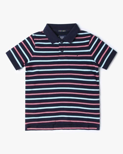 Striped Polo T-Shirt