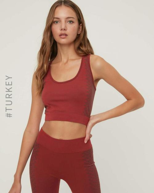 ChevronKnit Sports Bra with CrissCross Back JioMart