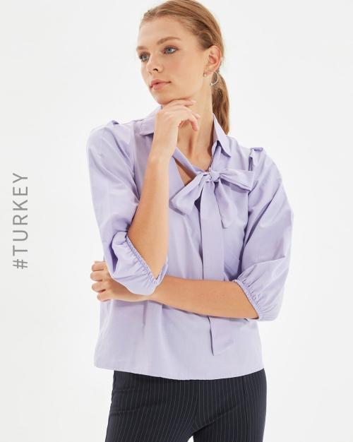 Wrap Top with Neck Tie-Up