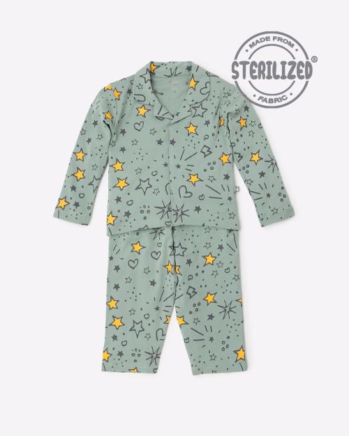 Printed Night Suit Set