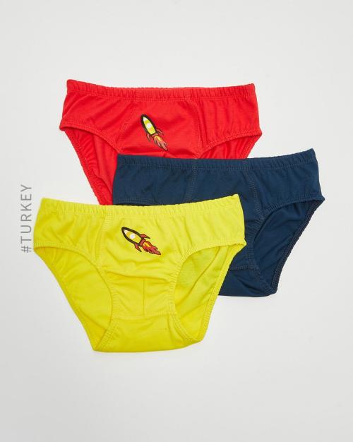 Pack of 3 Printed Briefs