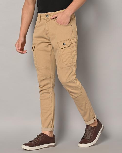 Skinny Fit Cargo Jeans