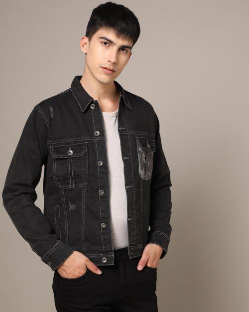 Buy Slim Fit Denim Jacket Online at Best Prices in India JioMart.