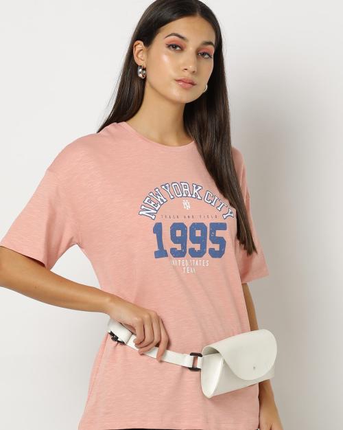 Core Typographic Print Crew-Neck T-Shirt