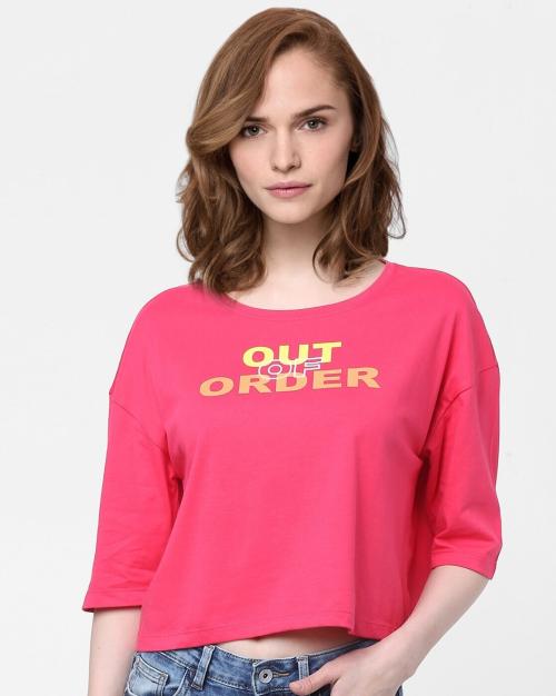Buy Printed CrewNeck TShirt Online at Best Prices in India JioMart.