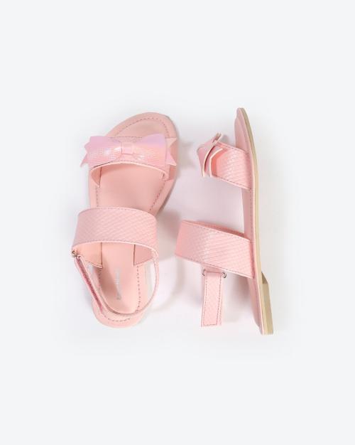 Buy Flat Sandals with Bow Applique Online at Best Prices in India