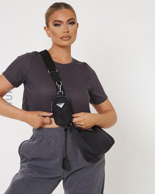 Cropped Crew-Neck T-shirt