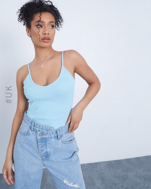 Ribbed Fitted Camisole Top