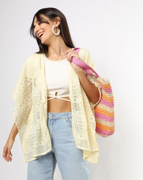 Lace Loose Fit Shrug