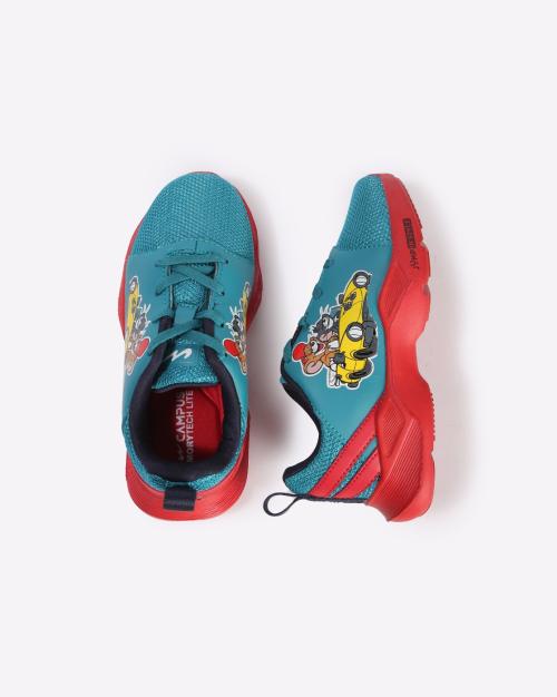 Tom & Jerry Print Lace-Up Running Shoes