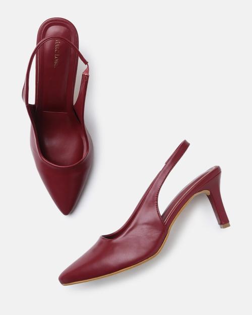 Pointed-Toe Pumps with Slingback
