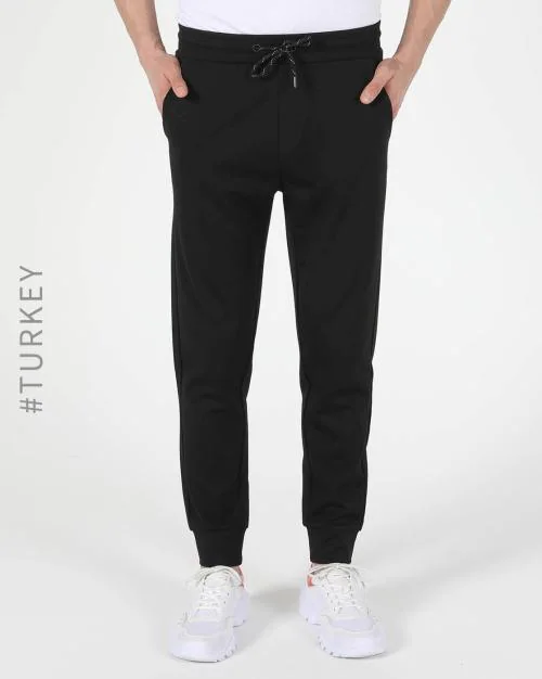 Buy Slim Fit FlatFront Joggers Online at Best Prices in India JioMart.