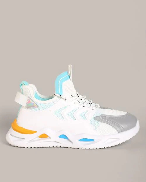 Men Low-Top Lace-Up Sneakers