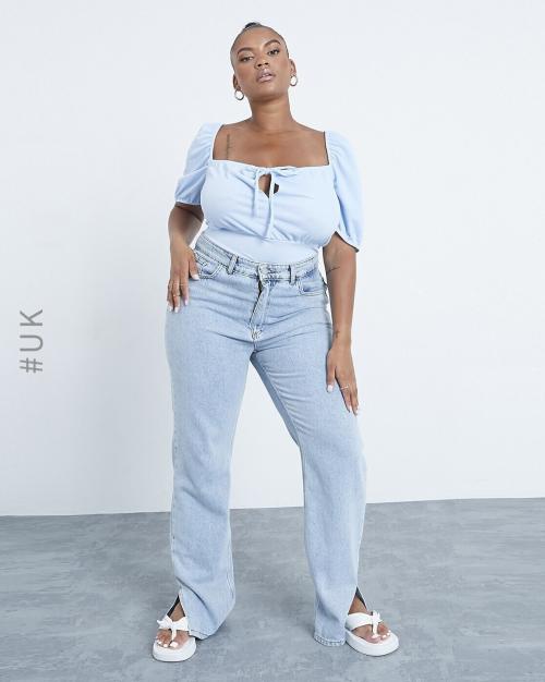 Square-Neck Crop Top