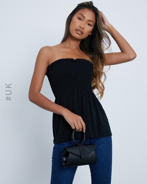 Fitted Off-Shoulder Tube Top