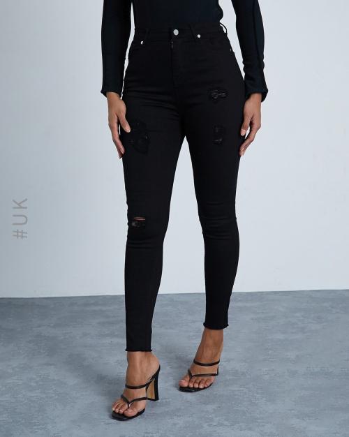 Distressed Skinny Jeans