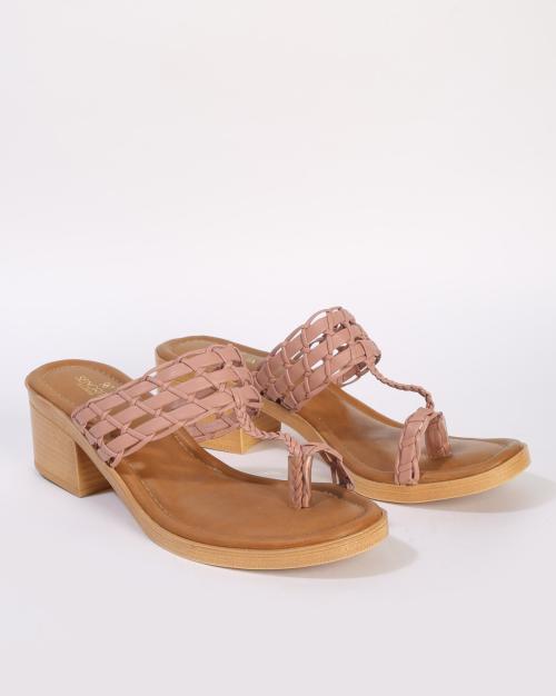 braided toe ring sandals