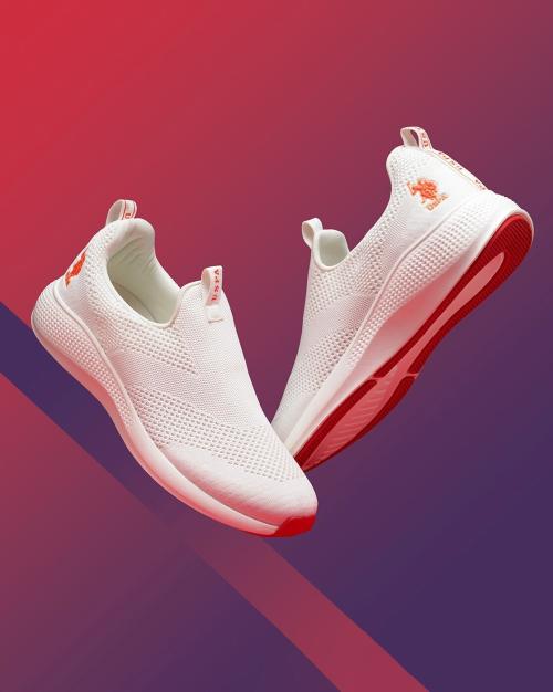 textured slip on shoes