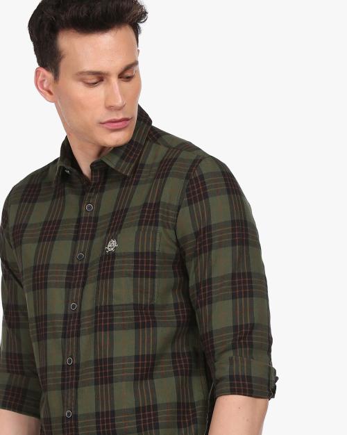 Buy Checked Slim Fit Shirt Online at Best Prices in India JioMart.