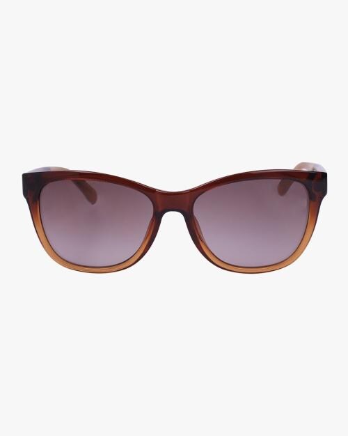 7192 BRN 34 Square Gradient Sunglasses