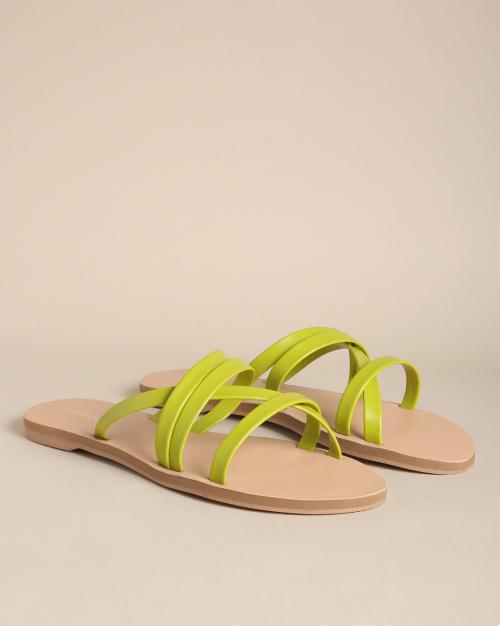 Strappy Open-Toe Flat Sandals