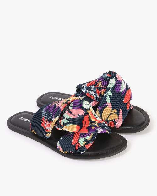 Women Printed Slip-On Sandals