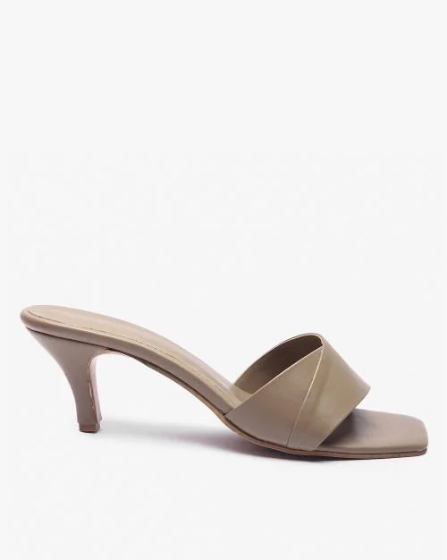 Slip-On Kitten Heels