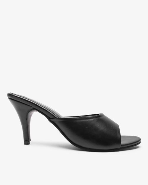 Peep-Toe Stiletto Pumps