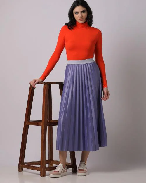 Knitted Turtleneck T-Shirt