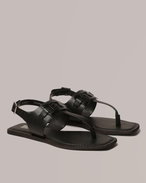 Buda women flat sandal black 3