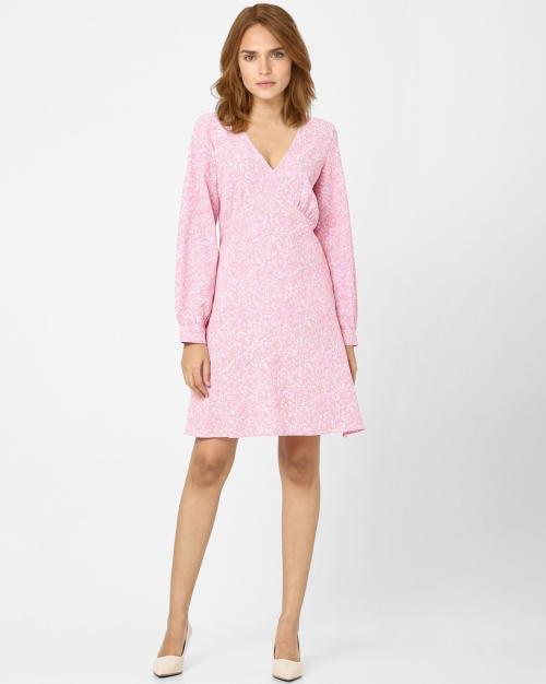 Floral Print A-Line Dress