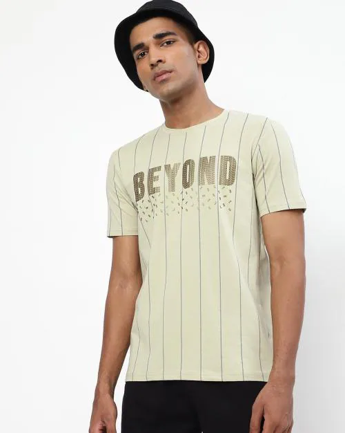 Striped Crew-Neck T-shirt