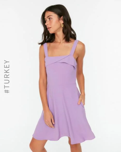 Strappy A-line Dress