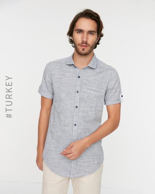 Heathered Cotton Shirt
