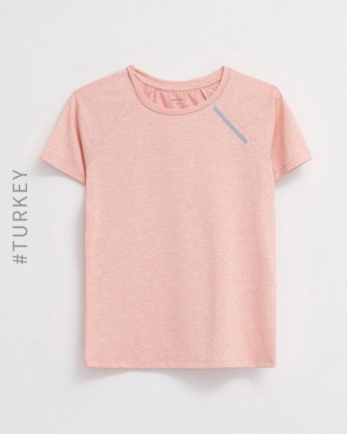 Heathered Crew-Neck T-shirt