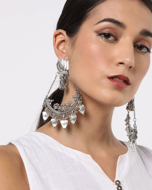 Buy Drop Earrings With PushBack Closure TRKM373 Online at Best Prices in India JioMart.