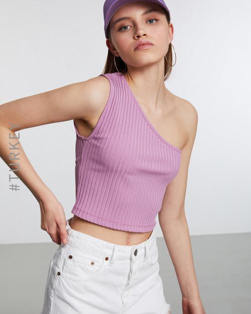 Ribbed Slim Fit Crop Top