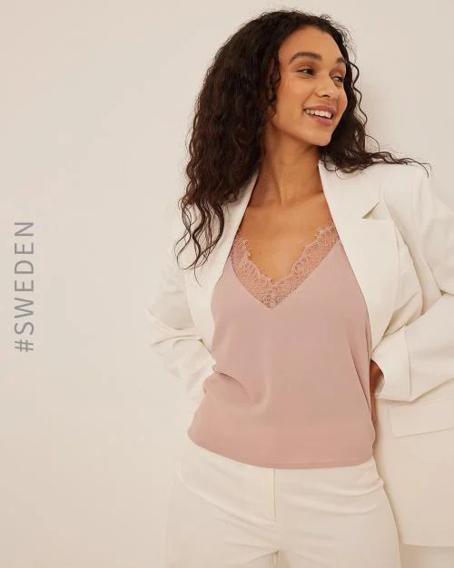 Lace Vneck Top JioMart