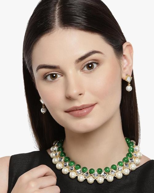 Beaded Necklace Set-ZPFK13877