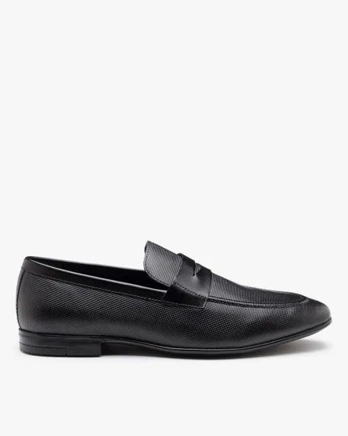 Leather Slip-On Formal Shoes