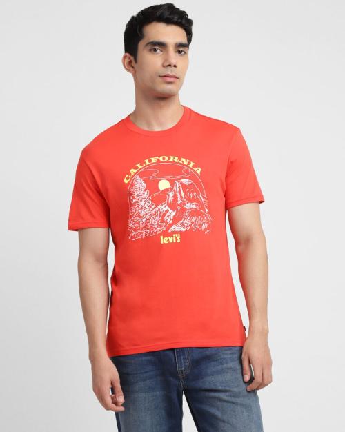 Graphic Print Crew-Neck T-shirt