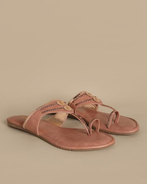 braided toe ring sandals